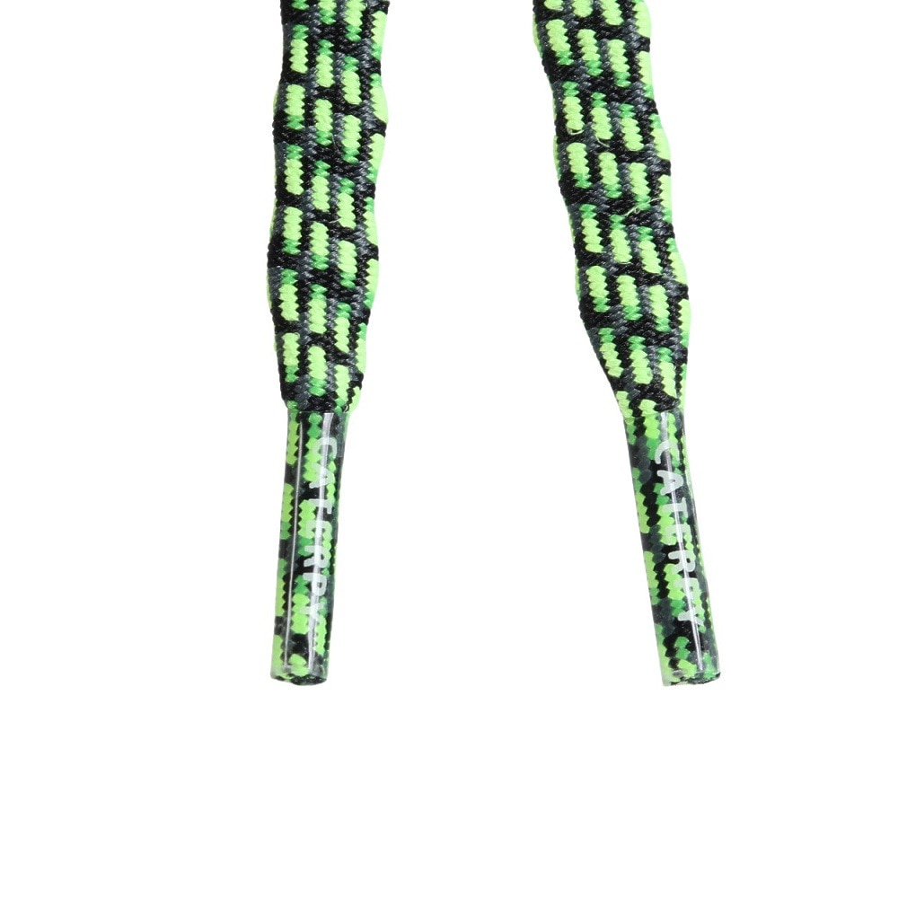 キャタピラン（CATERPYRUN）（メンズ、レディース、キッズ）シューレース 靴ひも マジックレース 2.0 110cm グリーンパターン M2-110-PGR