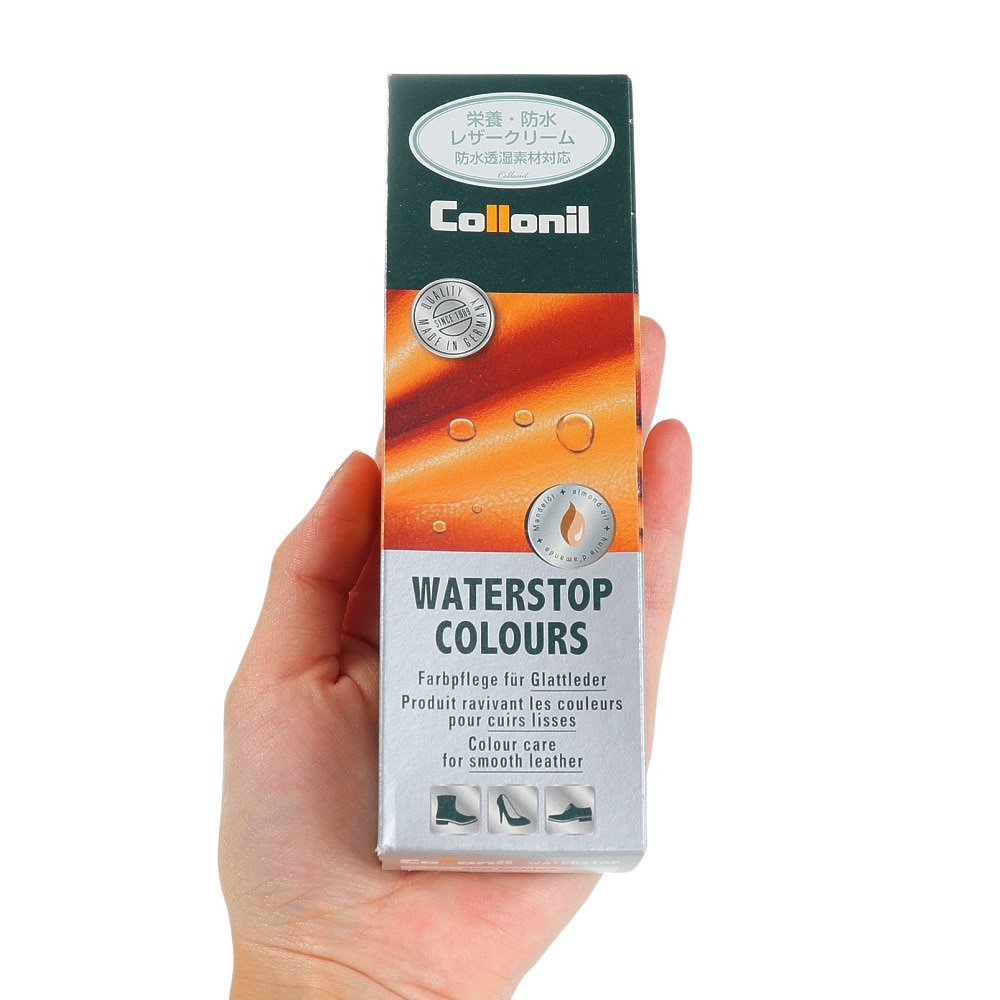 コロニル（collonil）（メンズ、レディース、キッズ）シューズメンテナンス用品 クリーム ウォーターストップカラーズ 75ml カラーレス 防水 