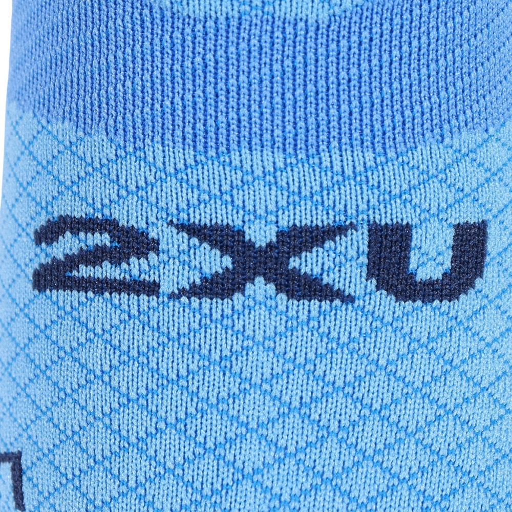 ツー・タイムズ・ユー（2XU）（メンズ）ランニングソックス 5本指 靴下 ベクターライトクッションクルーソックス UA7005E-AZB/SUF