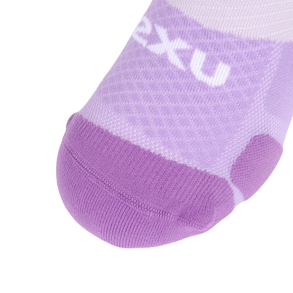 ツー・タイムズ・ユー（2XU）（メンズ）ランニングソックス 5本指 靴下 ベクターライトクッションクルーソックス UA7005E-GFZ/WHT