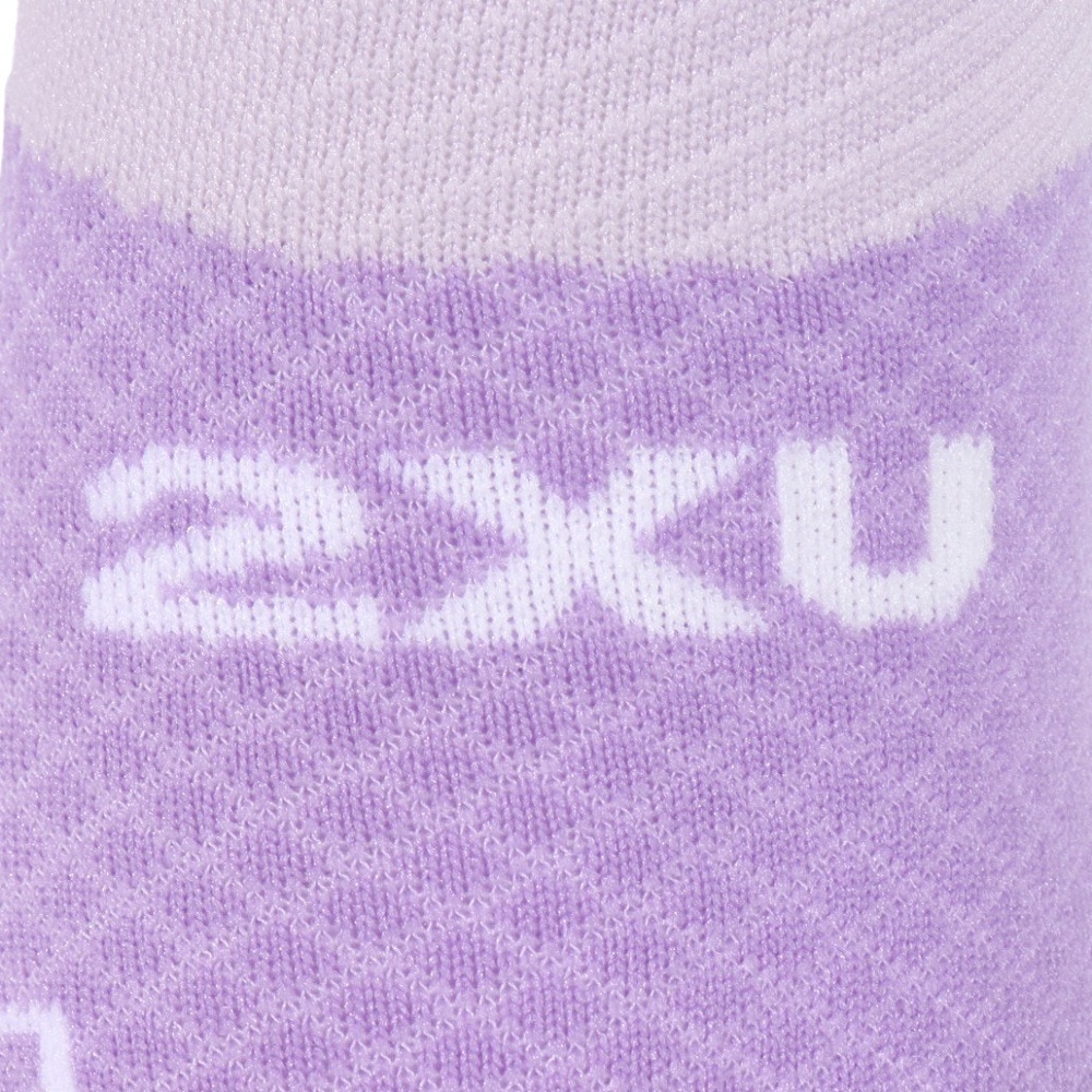 ツー・タイムズ・ユー（2XU）（メンズ）ランニングソックス 5本指 靴下 ベクターライトクッションクルーソックス UA7005E-GFZ/WHT