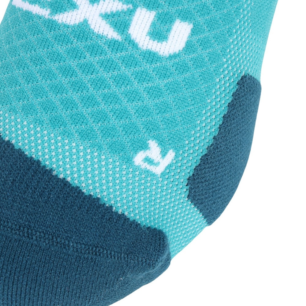 ツー・タイムズ・ユー（2XU）（メンズ）ランニングソックス 5本指 靴下 ベクターライトクッションクルーソックス UA7005E-SLG/DGM