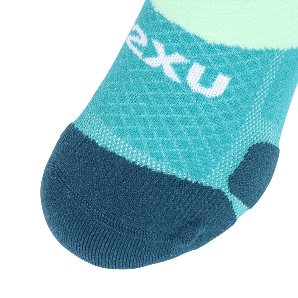 ツー・タイムズ・ユー（2XU）（メンズ）ランニングソックス 5本指 靴下 ベクターライトクッションクルーソックス UA7005E-SLG/DGM