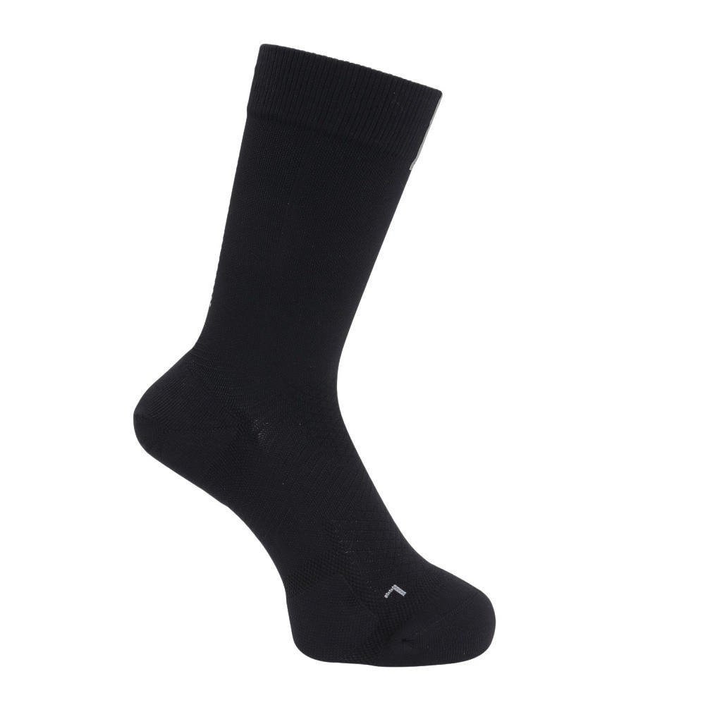 ツー・タイムズ・ユー（2XU）（メンズ、レディース）靴下 ベクター リフレクティブクルーソックス UA7355E-BLK/SRF
