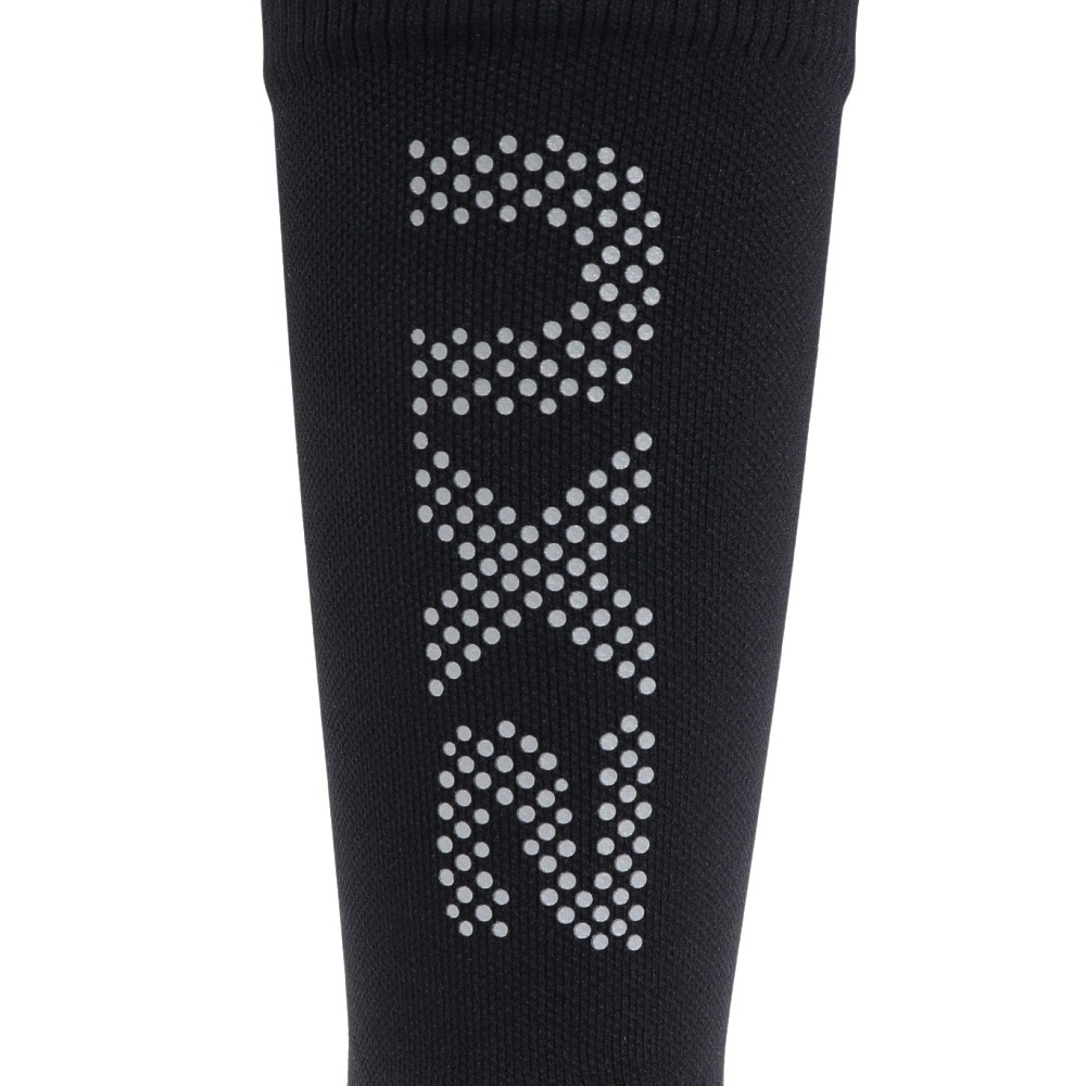 ツー・タイムズ・ユー（2XU）（メンズ、レディース）靴下 ベクター リフレクティブクルーソックス UA7355E-BLK/SRF