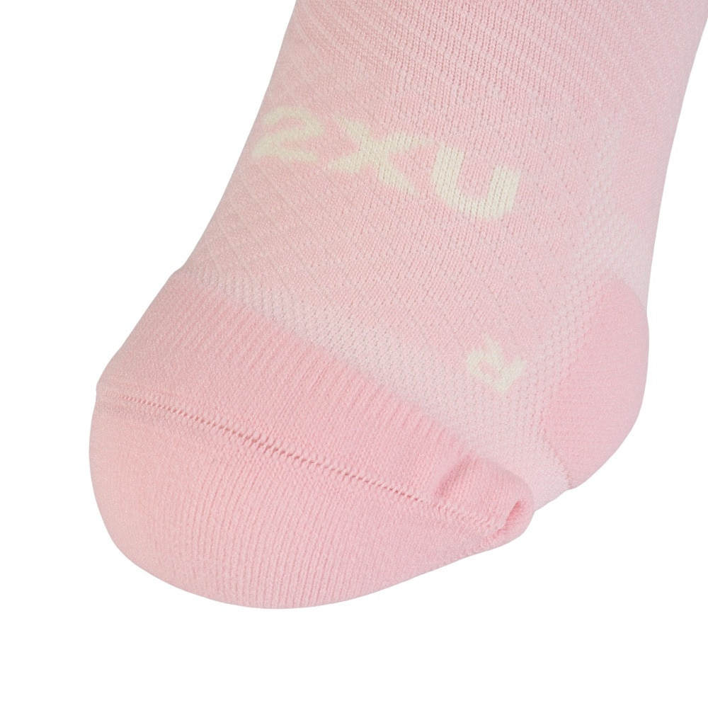 ツー・タイムズ・ユー（2XU）（メンズ、レディース）ランニングソックス 靴下 ヴェクターライトクッション クルーソックス UA7005E-PIF/WHT
