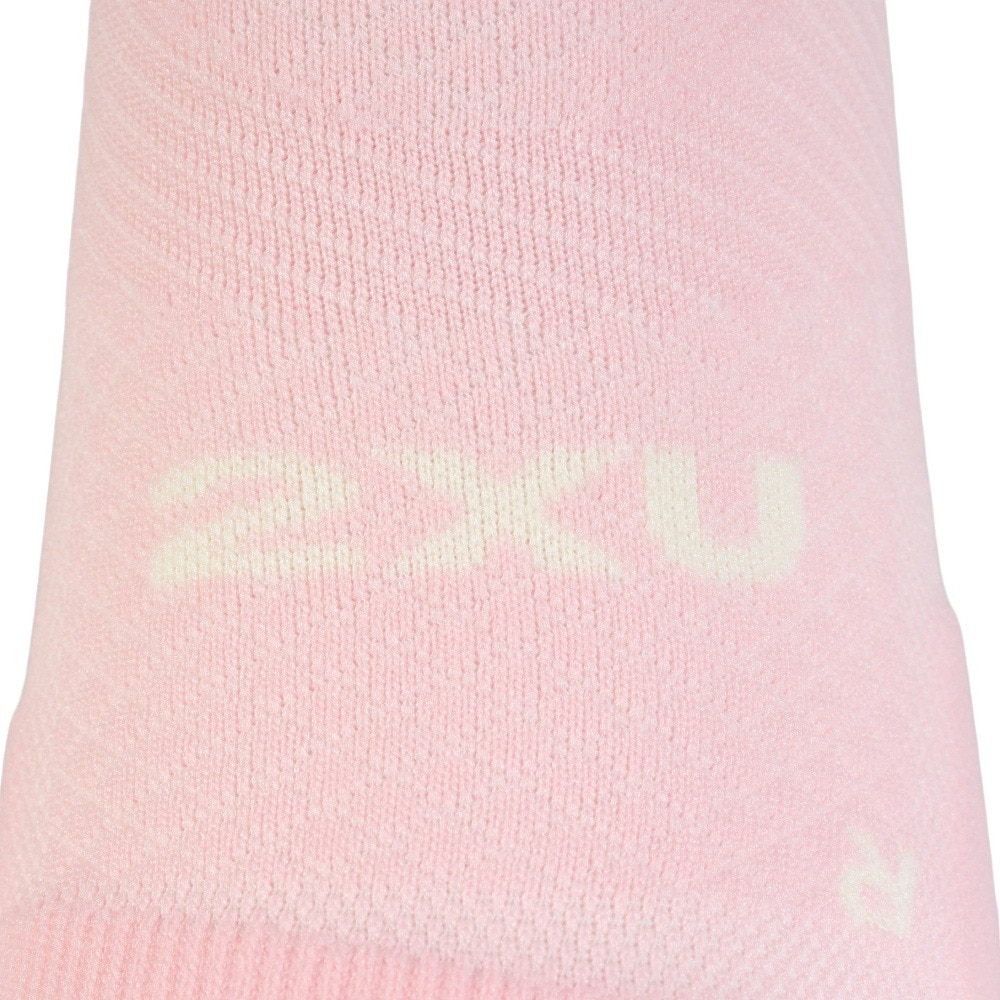 ツー・タイムズ・ユー（2XU）（メンズ、レディース）ランニングソックス 靴下 ヴェクターライトクッション クルーソックス UA7005E-PIF/WHT