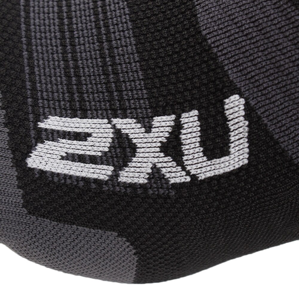 ツー・タイムズ・ユー（2XU）（メンズ）ベクターウルトラライトクルーソックス UA5051e-BLK/TTM スポーツ用品はスーパースポーツゼビオ