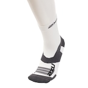 (メンズ)ベクターウルトラライトクルーソックス UA5051e-WHT/GRY
