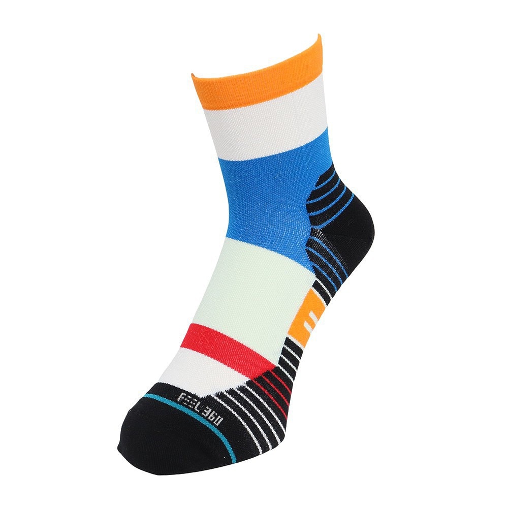 スタンス（STANCE）（メンズ、レディース）ランニングソックス 靴下 RATE QTR A318A22RAT GRY