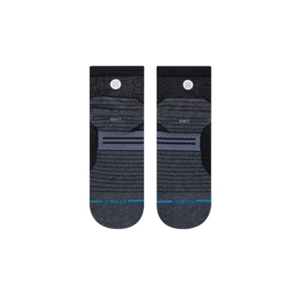 スタンス（STANCE）（メンズ、レディース）ランニングソックス 靴下 シュート丈 ソックス RUN QTR ST A348A20RQS#BLK