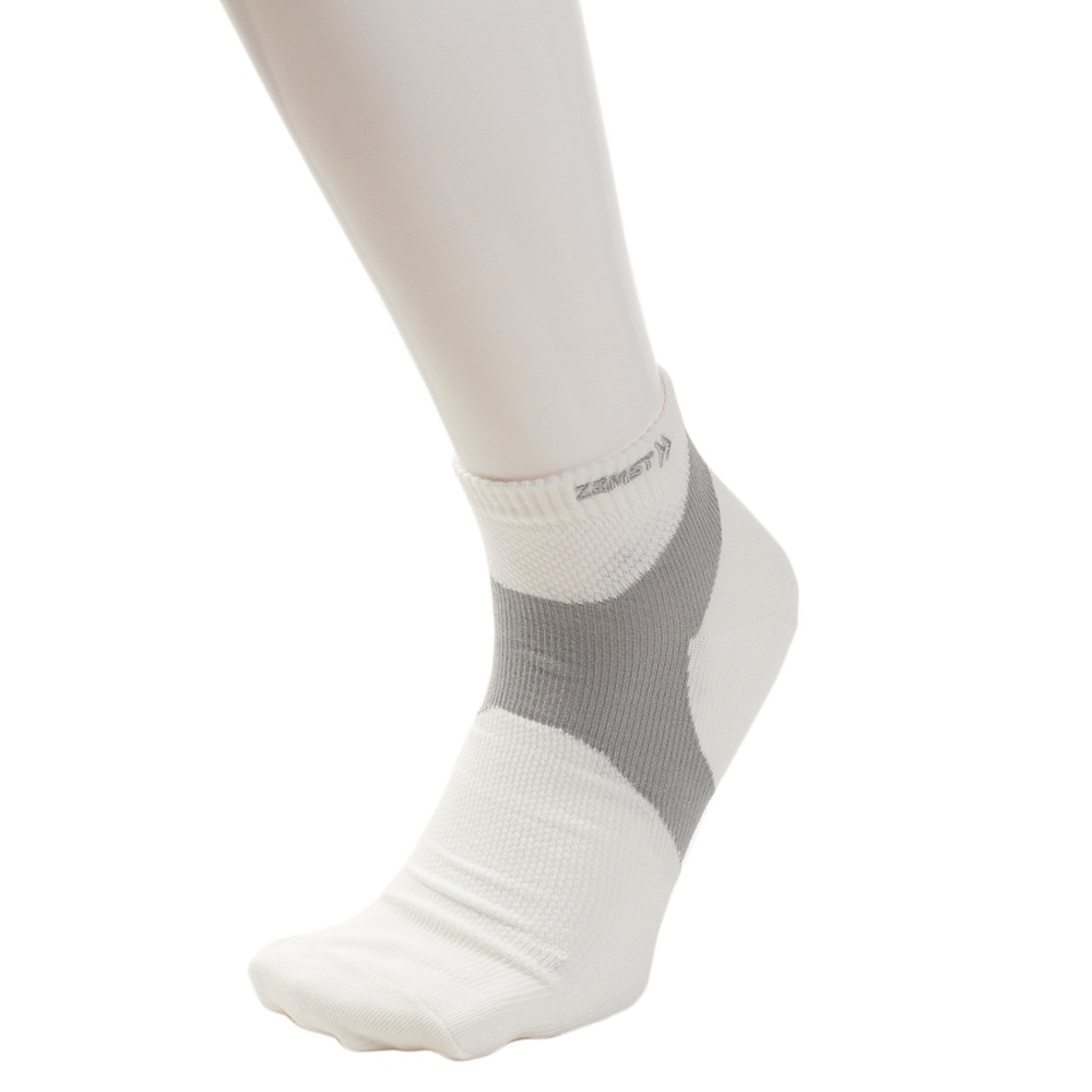 ザムスト（ZAMST）（メンズ、レディース）機能ソックスAS-1 ソックス ホワイト 靴下 白