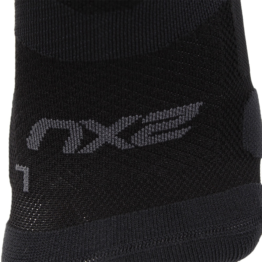 ツー・タイムズ・ユー（2XU） ベクターライトクッション1/4クルー UA5047E-BLK/TTM
