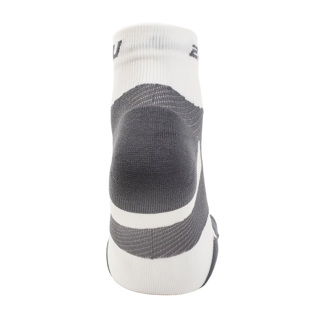 ツー・タイムズ・ユー（2XU） ベクターライトクッション1/4クルー UA5047E-WHT/GRY