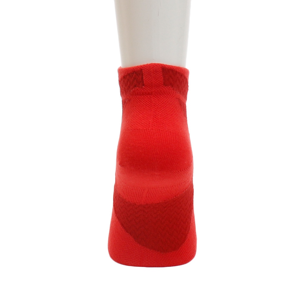 ザムスト（ZAMST）（メンズ）機能ソックスアンクルソックス HA1メッシュ RED 靴下 スポーツ用品はスーパースポーツゼビオ