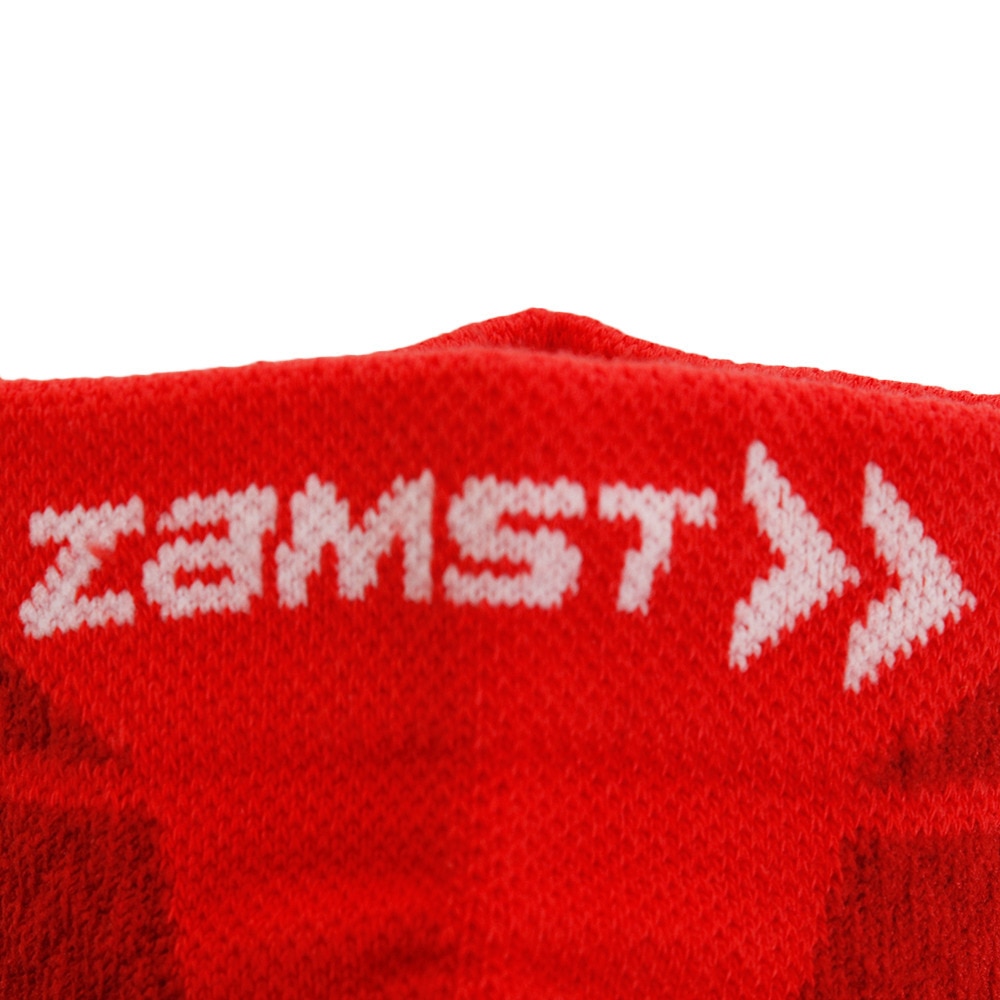 ザムスト（ZAMST）（メンズ、レディース）機能ソックスアンクルソックス HA1メッシュ RED 靴下