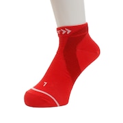 ザムスト（ZAMST）（メンズ）機能ソックスアンクルソックス HA1メッシュ RED 靴下