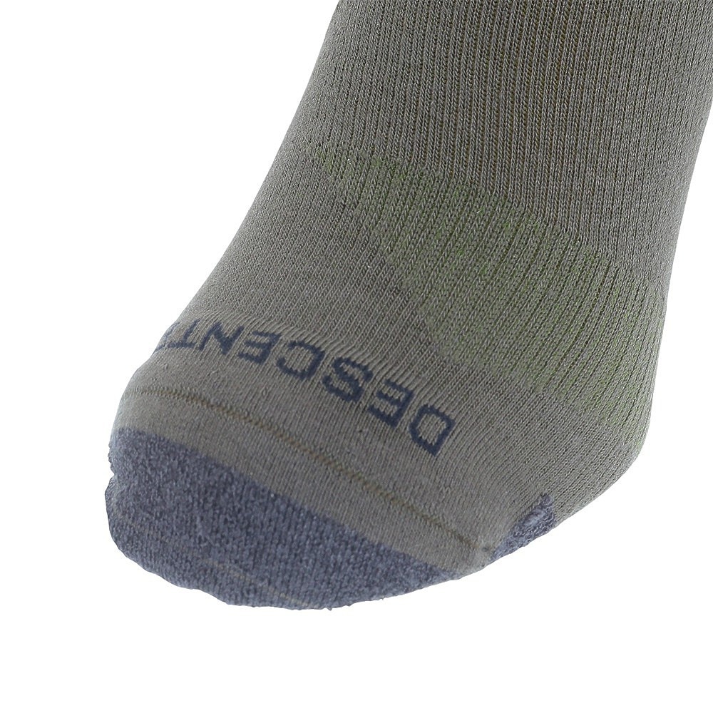 デサント（DESCENTE）（メンズ、レディース）ランニングソックス 靴下 MoveSox カーキ DOAVJB01 KH アンクル丈 スポーツ スパイラルサポート