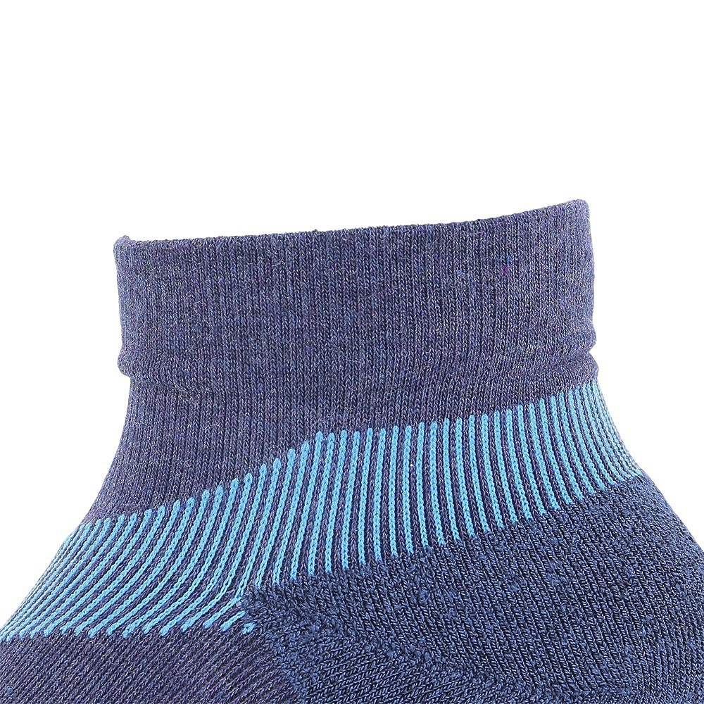デサント（DESCENTE）（メンズ、レディース）ランニングソックス 靴下 MoveSox ネイビー ブルー DOAVJB01 NVBL アンクル丈 スポーツ スパイラルサポート