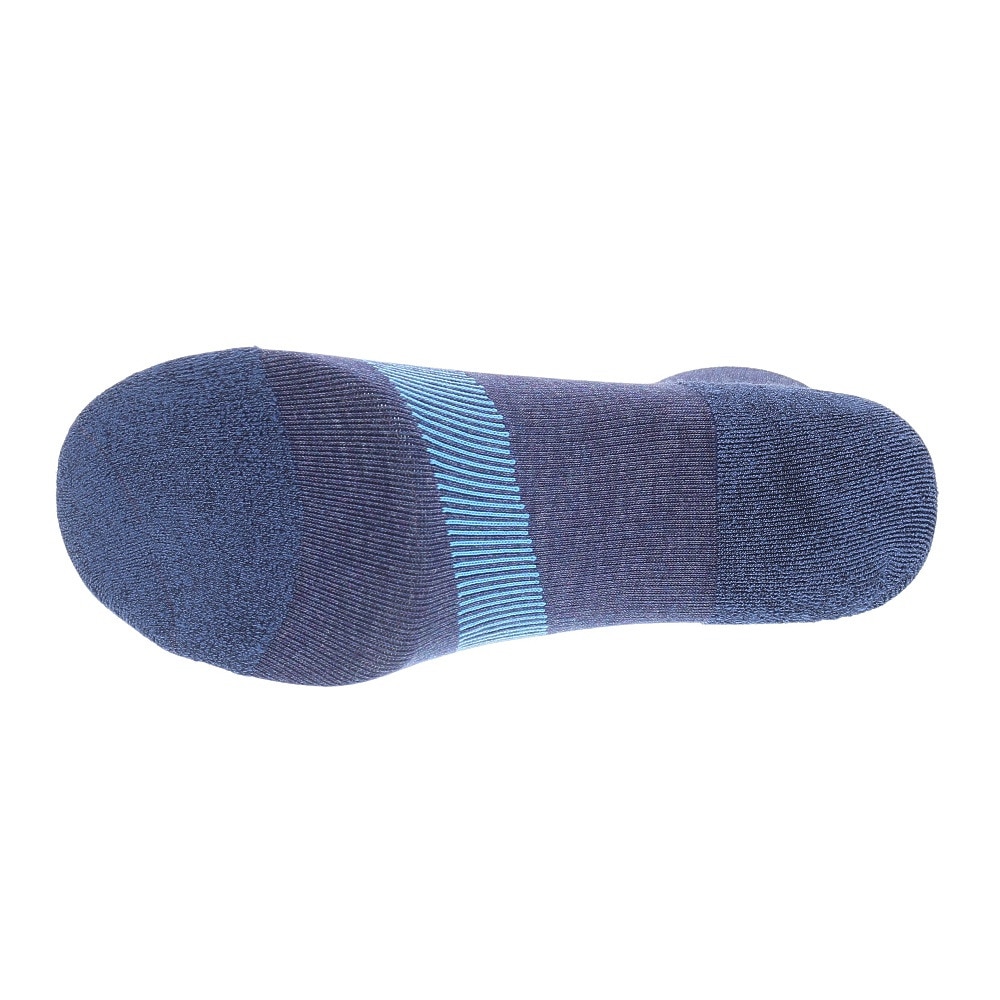 デサント（DESCENTE）（メンズ、レディース）ランニングソックス 靴下 MoveSox ネイビー ブルー DOAVJB01 NVBL アンクル丈 スポーツ スパイラルサポート