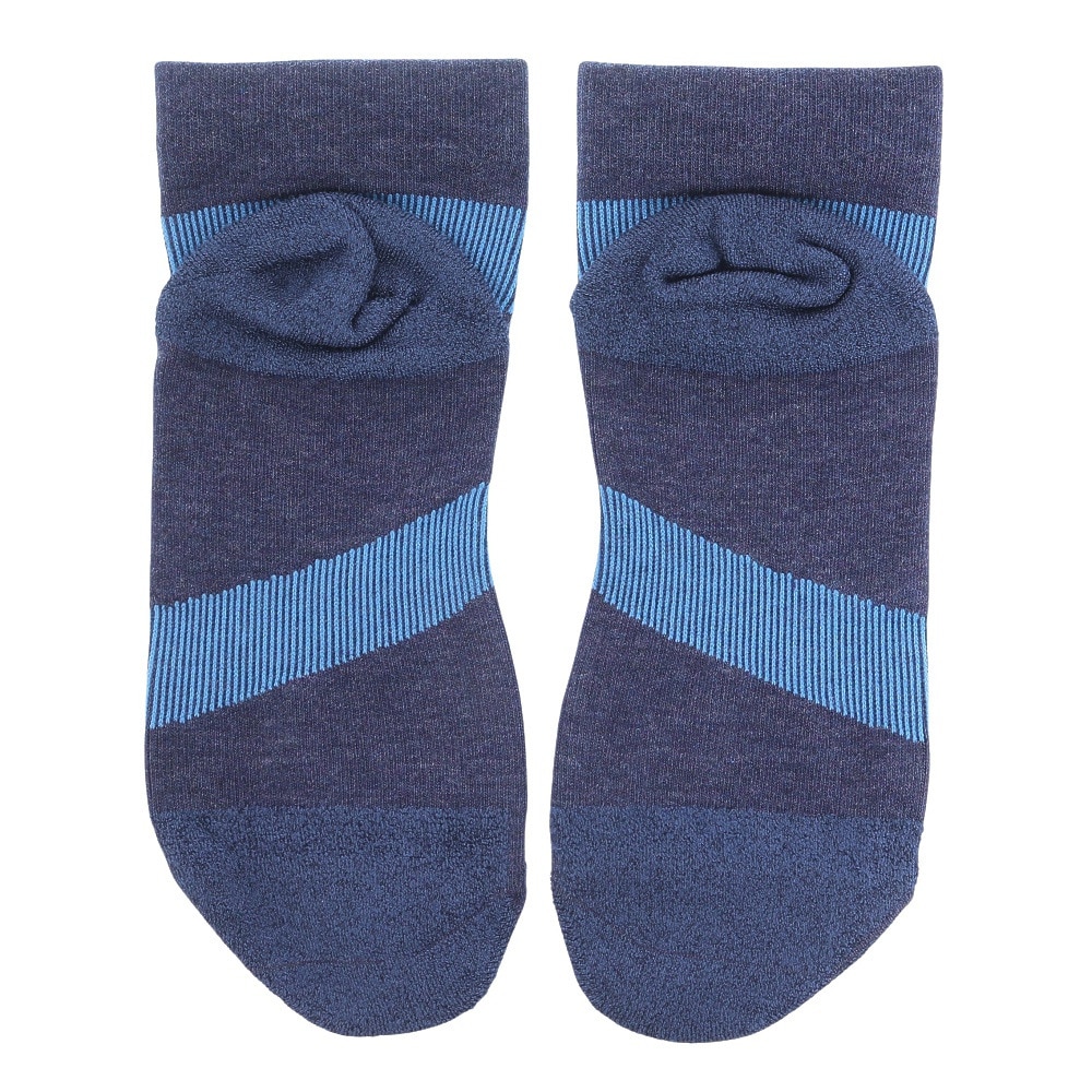 デサント（DESCENTE）（メンズ、レディース）ランニングソックス 靴下 MoveSox ネイビー ブルー DOAVJB01 NVBL アンクル丈 スポーツ スパイラルサポート