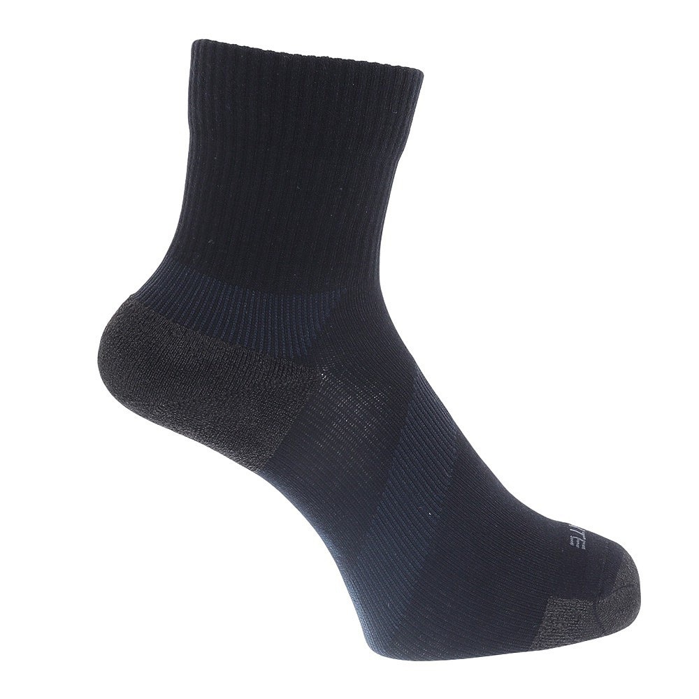 デサント（DESCENTE）（メンズ、レディース）ランニングソックス 靴下 MoveSox ブラック DOAVJB02 BK アンクル丈 スポーツ スパイラルサポート