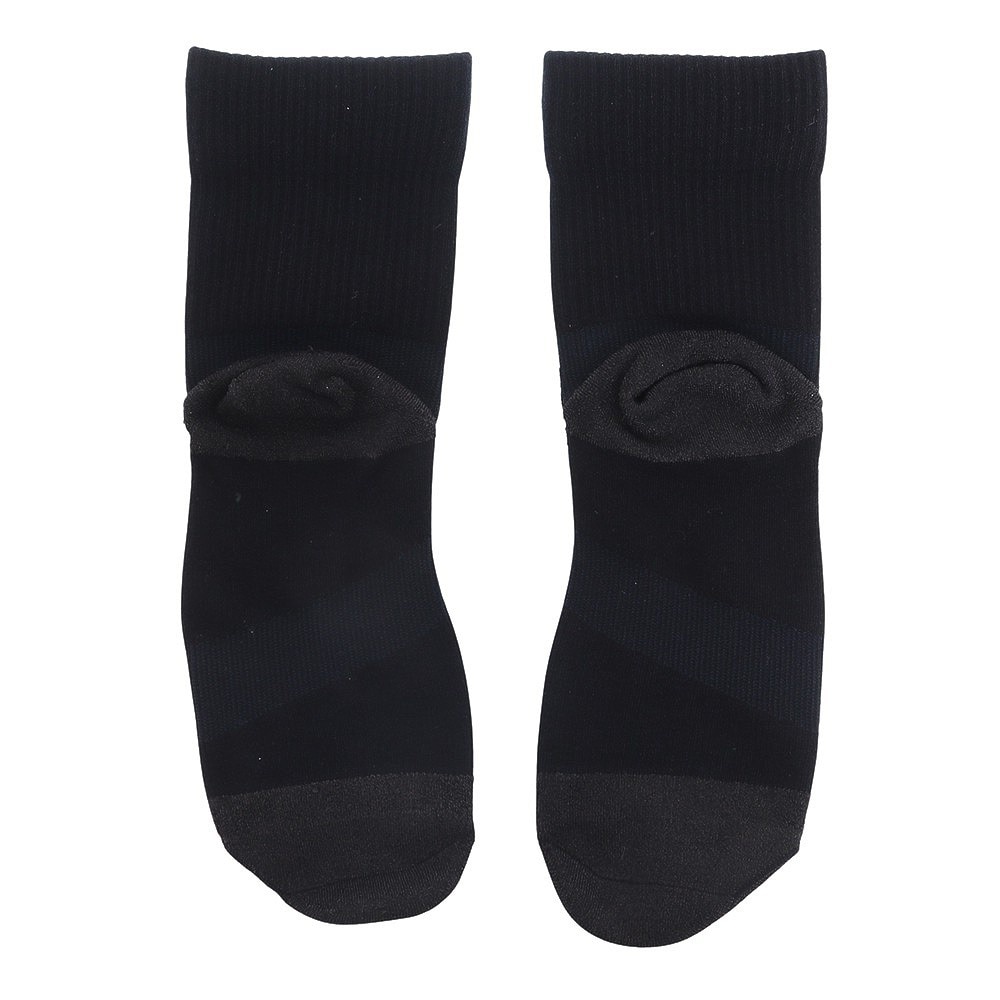デサント（DESCENTE）（メンズ、レディース）ランニングソックス 靴下 MoveSox ブラック DOAVJB02 BK アンクル丈 スポーツ スパイラルサポート