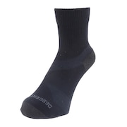 デサント（DESCENTE）（メンズ、レディース）ランニングソックス 靴下 MoveSox ブラック DOAVJB02 BK アンクル丈 スポーツ スパイラルサポート
