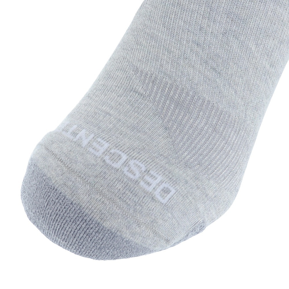 デサント（DESCENTE）（メンズ、レディース）ランニングソックス 靴下 MoveSox グレー DOAVJB02 LGY アンクル丈 スポーツ スパイラルサポート