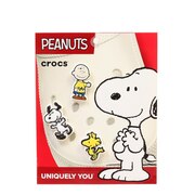 クロックス（crocs）（メンズ、レディース、キッズ）ジビッツ ピーナッツ スヌーピー 3PK 10007404 jibbitz