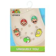 (メンズ、レディース、キッズ)ジビッツ チャーム スーパー マリオ 5PK 10007701 シューズアクセサリー シューチャーム