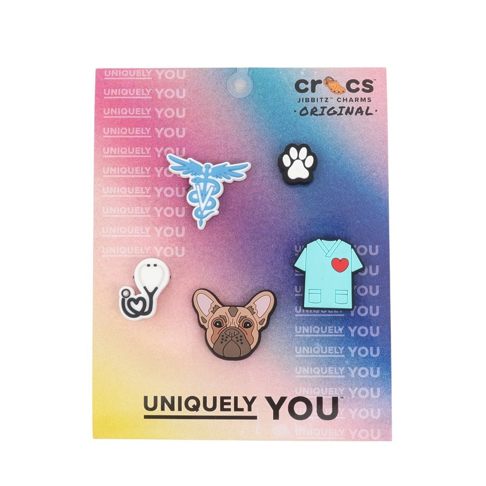 クロックス（crocs）（メンズ、レディース、キッズ）ジビッツチャーム Vet 5個セット 10010365
