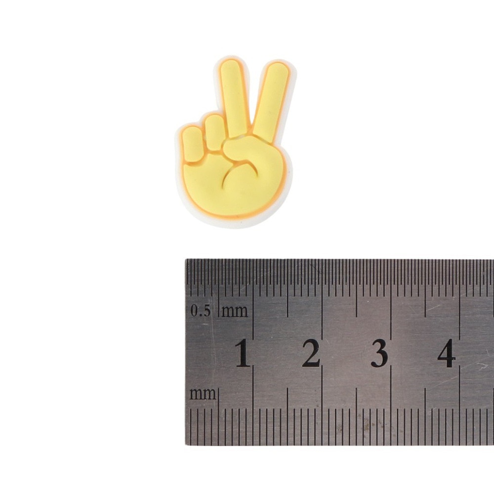 クロックス（crocs）（メンズ、レディース、キッズ）ジビッツチャーム Peace Hand Sign 10007207