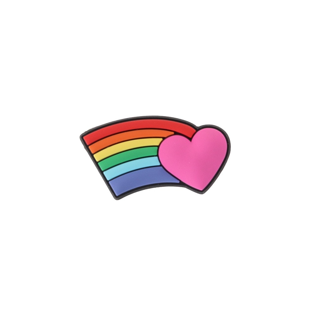 クロックス（crocs）（メンズ、レディース、キッズ）ジビッツチャーム Rainbow Heart 10009542