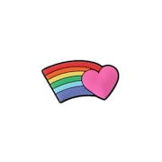 (メンズ、レディース、キッズ)ジビッツチャーム Rainbow Heart 10009542