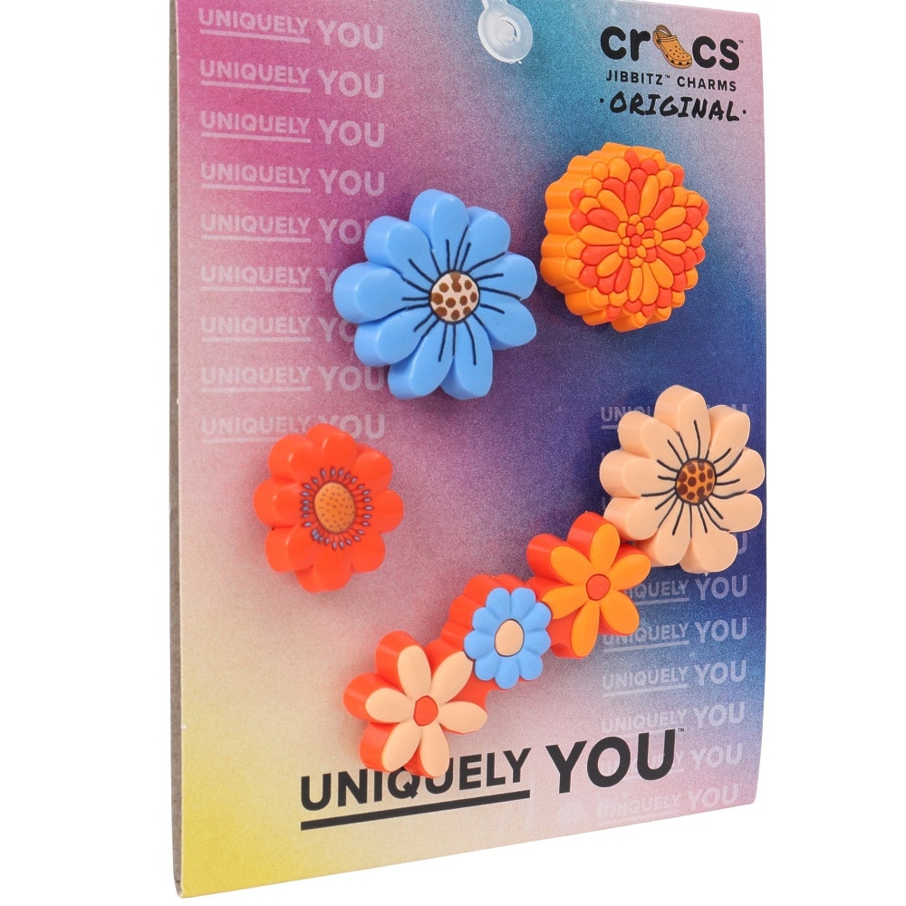 クロックス（crocs）（メンズ、レディース、キッズ）ジビッツ チャーム Autumn Flower 5個セット 10012116