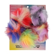 (メンズ、レディース、キッズ)ジビッツチャーム Dyed Puff 5個セット 10012135