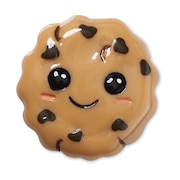 (メンズ、レディース、キッズ)ジビッツチャーム キュート チョコレート チップ クッキー 10012392