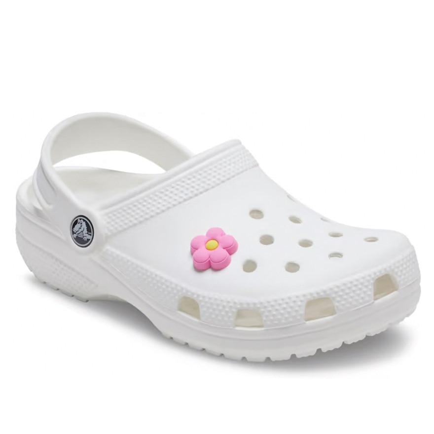 クロックス（crocs）（メンズ、レディース、キッズ）ジビッツチャーム ピンク フラワー 10009455