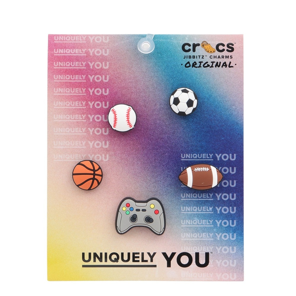 クロックス（crocs）（メンズ、レディース、キッズ）ジビッツチャーム Sports 5個入り 10014108