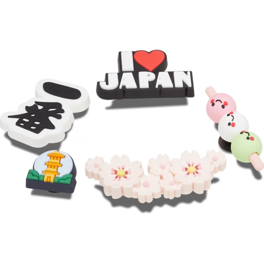 クロックス（crocs）（メンズ、レディース、キッズ）ジビッツチャーム 日本 桜 5 パック 10014825