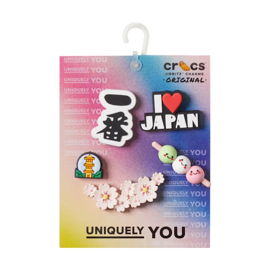 クロックス（crocs）（メンズ、レディース、キッズ）ジビッツチャーム 日本 桜 5 パック 10014825