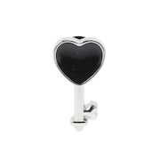(メンズ、レディース、キッズ)ジビッツチャーム SandBlack Heart Key 10011319