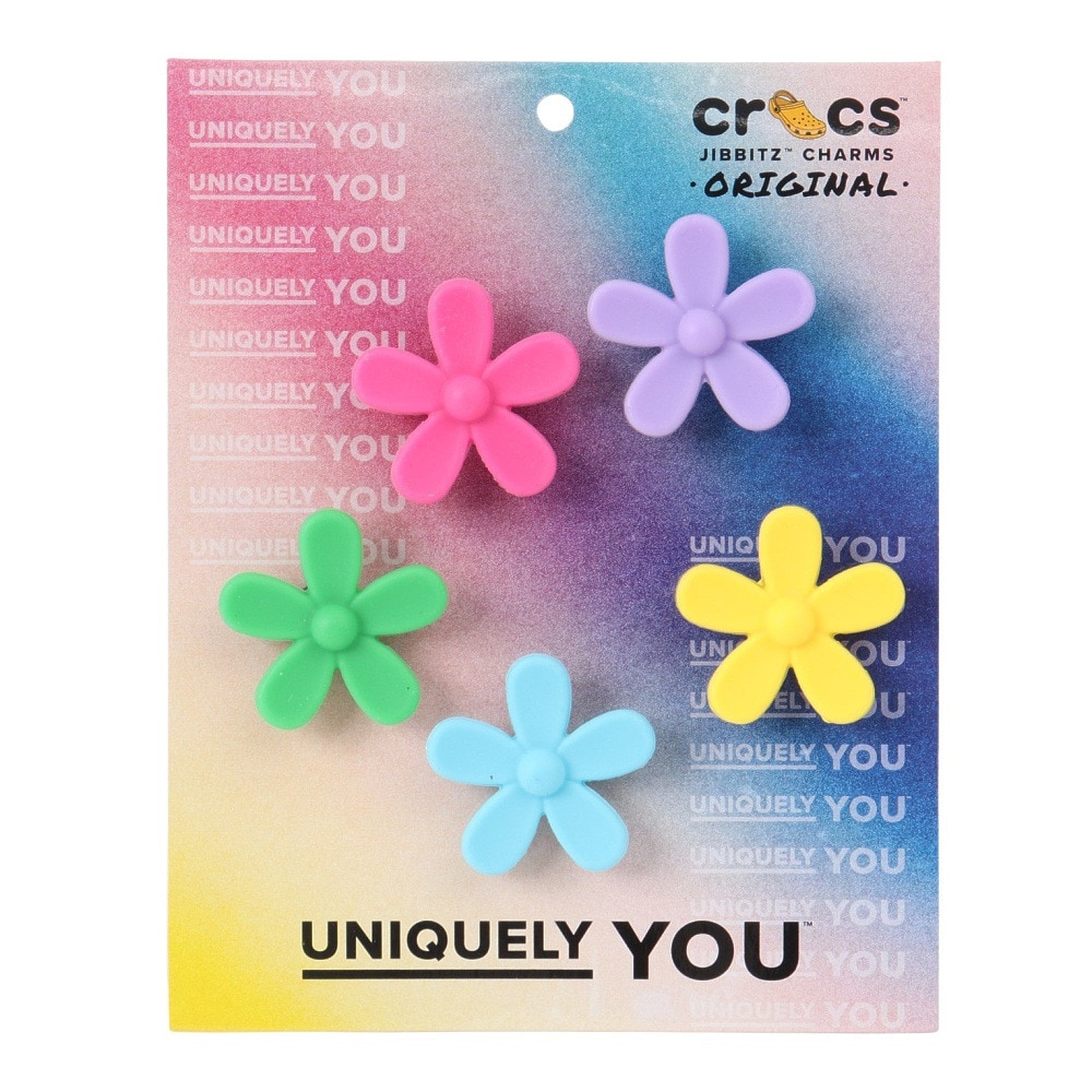 クロックス（crocs）（メンズ、レディース、キッズ）ジビッツチャーム Flower Power 5個セット 10011431