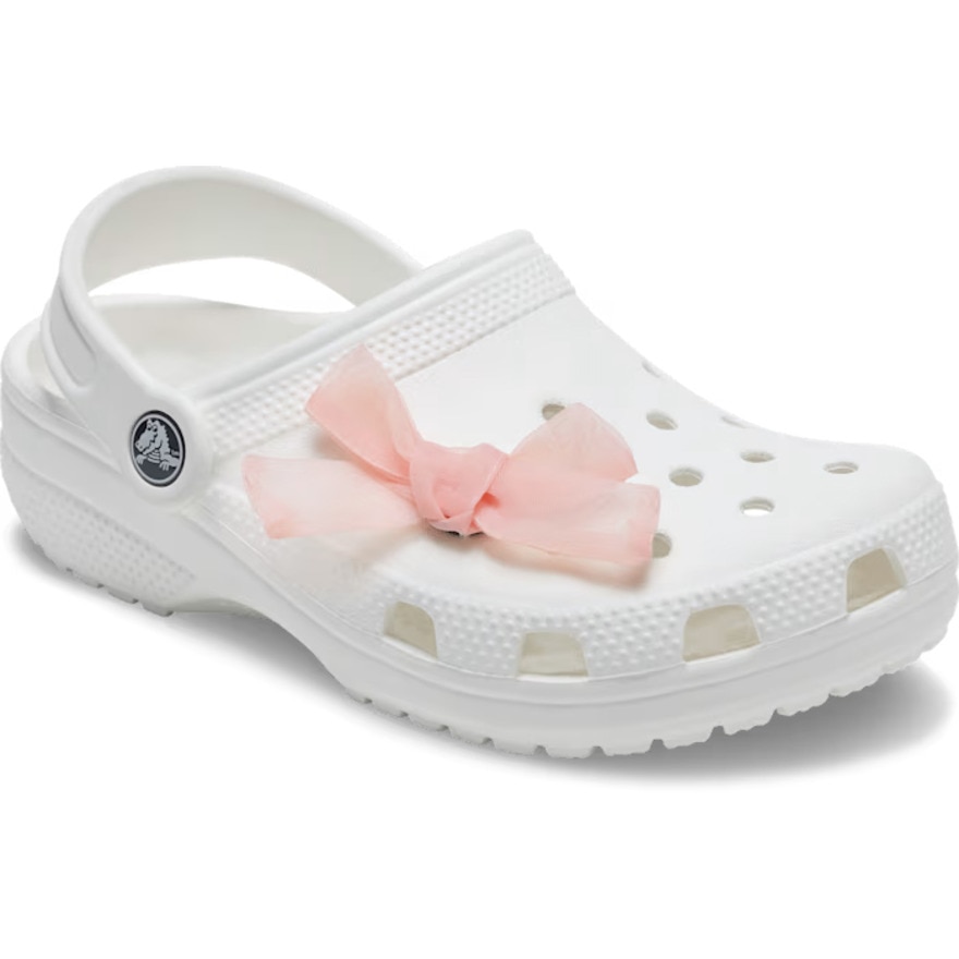クロックス（crocs）（メンズ、レディース、キッズ）ジビッツチャーム ピンク シアー リボン 10013390