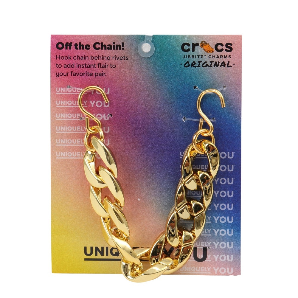 クロックス（crocs） ジビッツ チャーム Gold Cuban Strap Chain 10013440