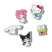 (メンズ、レディース、キッズ)ジビッツチャーム ハローキティ アンド フレンズ 5個セット 10013597