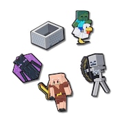 (メンズ、レディース、キッズ)ジビッツチャーム マインクラフト 5 パック 10014539