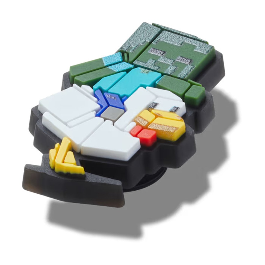 クロックス（crocs）（メンズ、レディース、キッズ）ジビッツチャーム マインクラフト チキン ジョッキー 10014541