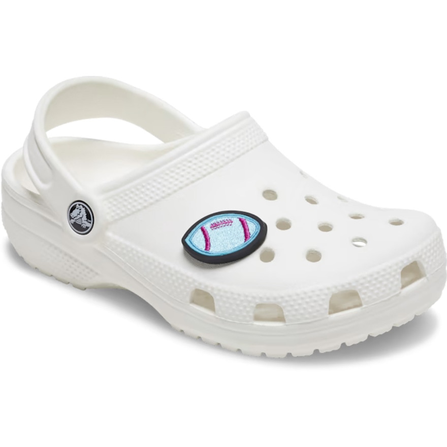 クロックス（crocs）（メンズ、レディース、キッズ）ジビッツ チャーム ネオン フットボール バーシティ パッチ 10012421
